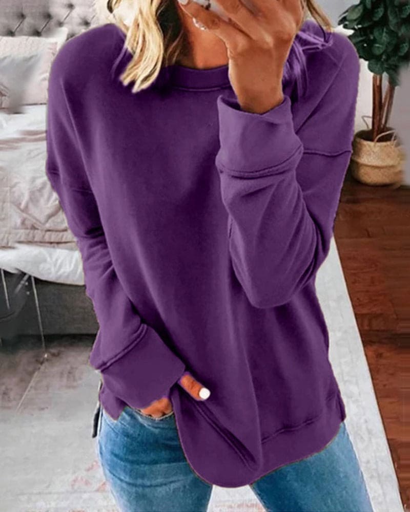 Klassisk Blød Sweatshirt til Damer