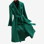 Elegant Trenchcoat med Bindebælte til Damer – detalje 10