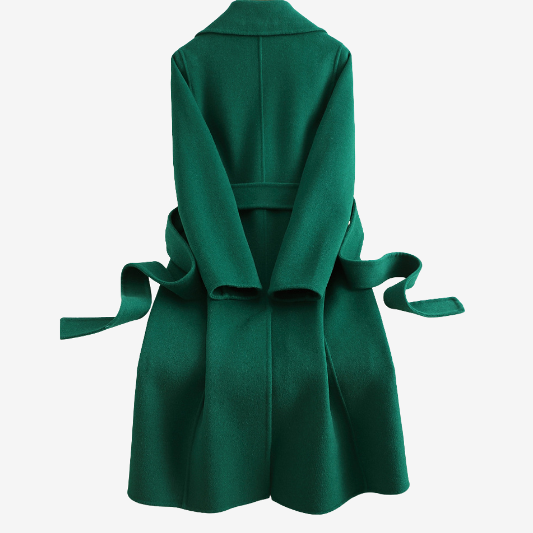 Elegant Trenchcoat med Bindebælte til Damer – detalje 11