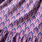 Pink and purple boho print tiered maxi skirt, alternate view 3