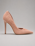 Stella | Blush Ruched Pump Heels for Women