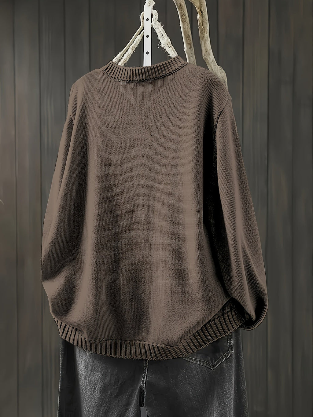 Elegant Cardigan med Knapper