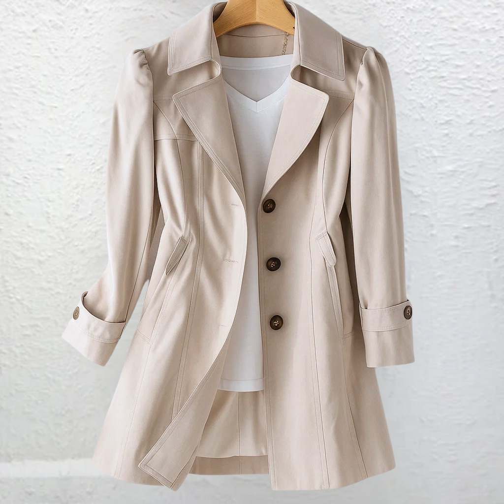 Trenchcoat, close-up af sidelomme