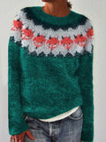 Festlig Julesweater med Ræveprint