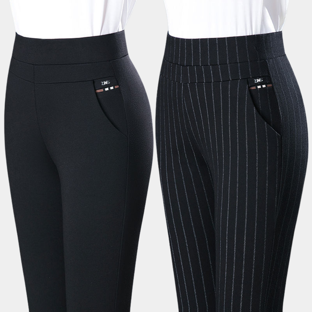 Højtaljede Stretch Leggings til Damer – set bagfra