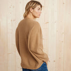 Oversized Cardigan med Knapper til Damer – detaljebillede