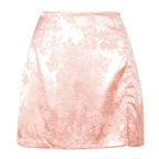 Satin A-line mini skirt, detail view 9