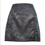 Satin A-line mini skirt, detail view 10