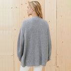 Oversized Cardigan med Knapper til Damer – set fra siden