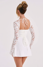 Classic elegant mini dress, view 9