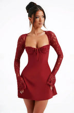Classic elegant mini dress, view 6