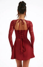 Classic elegant mini dress, view 3