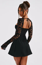 Classic elegant mini dress, view 18