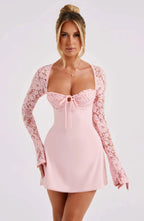 Classic elegant mini dress, view 21
