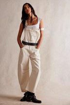 Oversized Overall med Lommer til Damer – sidefra