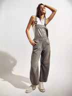 Oversized Overall med Lommer til Damer – detalje