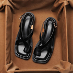 Leather cross strap sandal, detail view 12