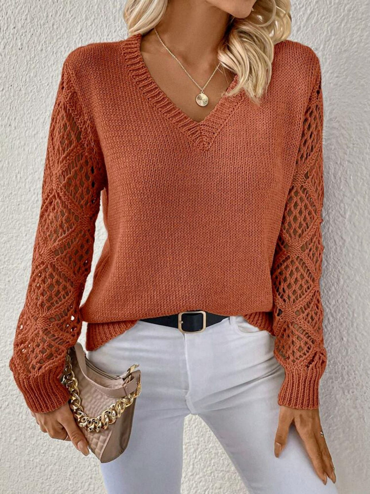 Elizabeth sweater, model set forfra