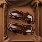 Leather cross strap sandal, detail view 8