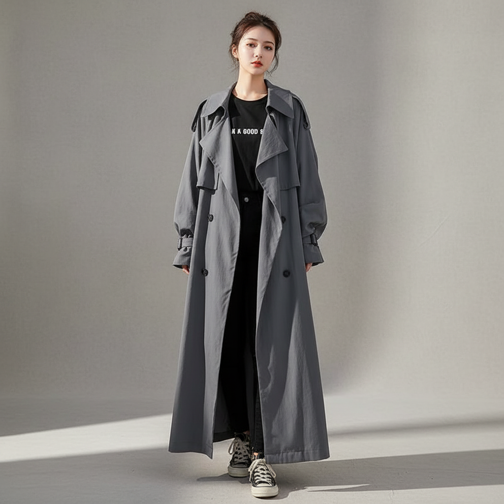 Oversized Lang Trenchcoat