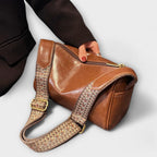 Retro crossbody taske til damer i cylinderform