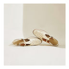 Woven leather slingback sandal, detail view 10