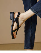 Leather cross strap sandal, detail view 19