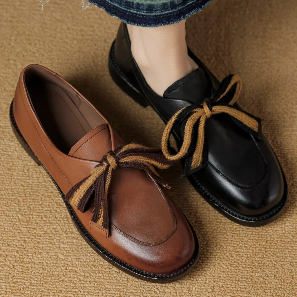 Two-tone woven leather loafer, detail view 9