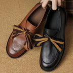 Two-tone woven leather loafer, detail view 11