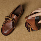 Two-tone woven leather loafer, detail view 12