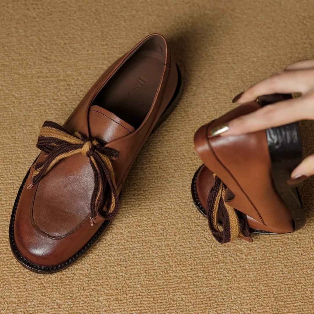 Two-tone woven leather loafer, detail view 12