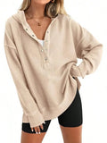 Nærbillede af sweatshirt-stoffets tekstur