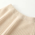 High-waisted merino wool mini skirt, detail view 7