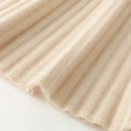 High-waisted merino wool mini skirt, detail view 6