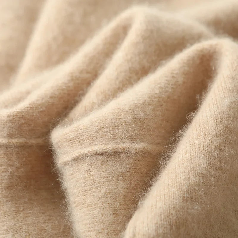 Flowing merino wool knit skirt, detail view 8