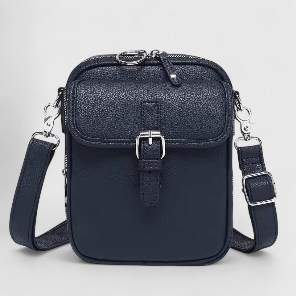 Crossbody taske i farven grå