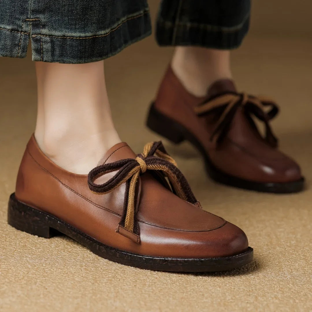 Two-tone woven leather loafer, detail view 6