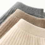 High-waisted merino wool mini skirt, detail view 5