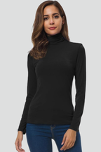 Enkel Rullekrave Sweater til Damer – detalje 7