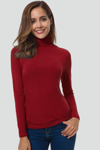 Enkel Rullekrave Sweater til Damer – detalje 5