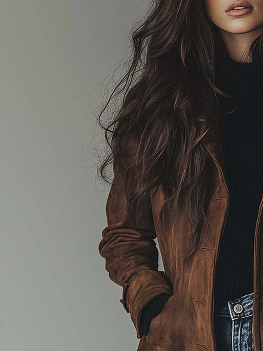 Klassisk Trenchcoat med Vintage Detaljer til Damer – detalje 2