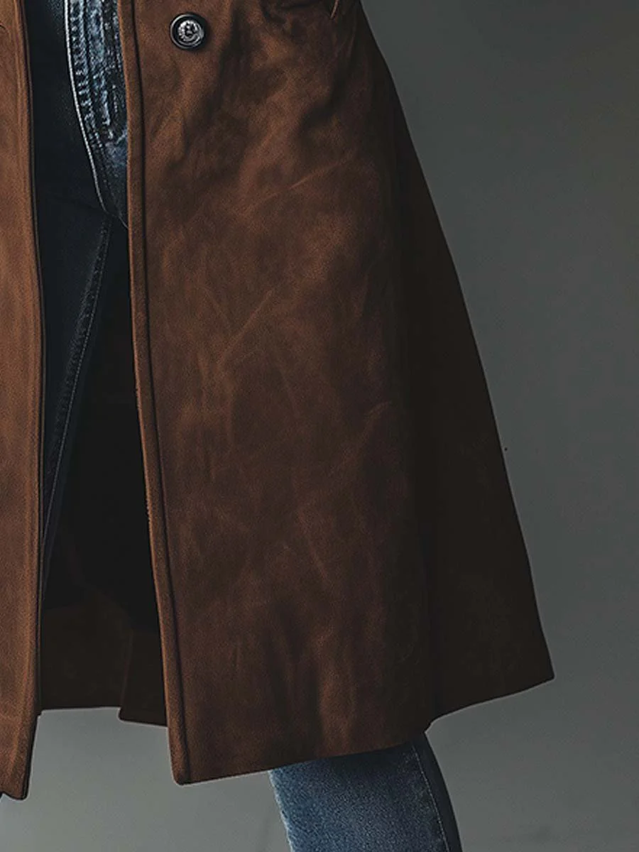 Klassisk Trenchcoat med Vintage Detaljer til Damer – detalje 4