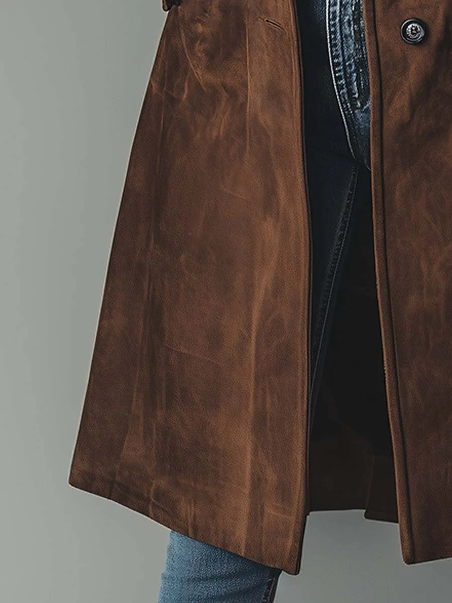 Klassisk Trenchcoat med Vintage Detaljer til Damer – detalje 5