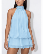 Chiffon halter mini dress, detail view 29