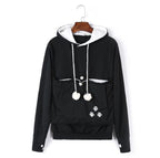 Hyggelig Hoodie-Jakke med Kæledyrslomme