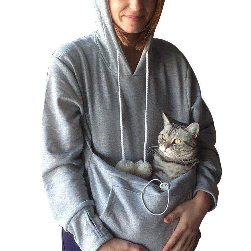 Hyggelig Hoodie-Jakke med Kæledyrslomme