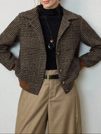 Elegant Croppet Tweedjakke