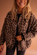 Oversized Leopardprint Jakke