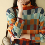Hyggelig Cashmere Sweater med Rullekrave
