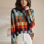 Hyggelig Cashmere Sweater med Rullekrave